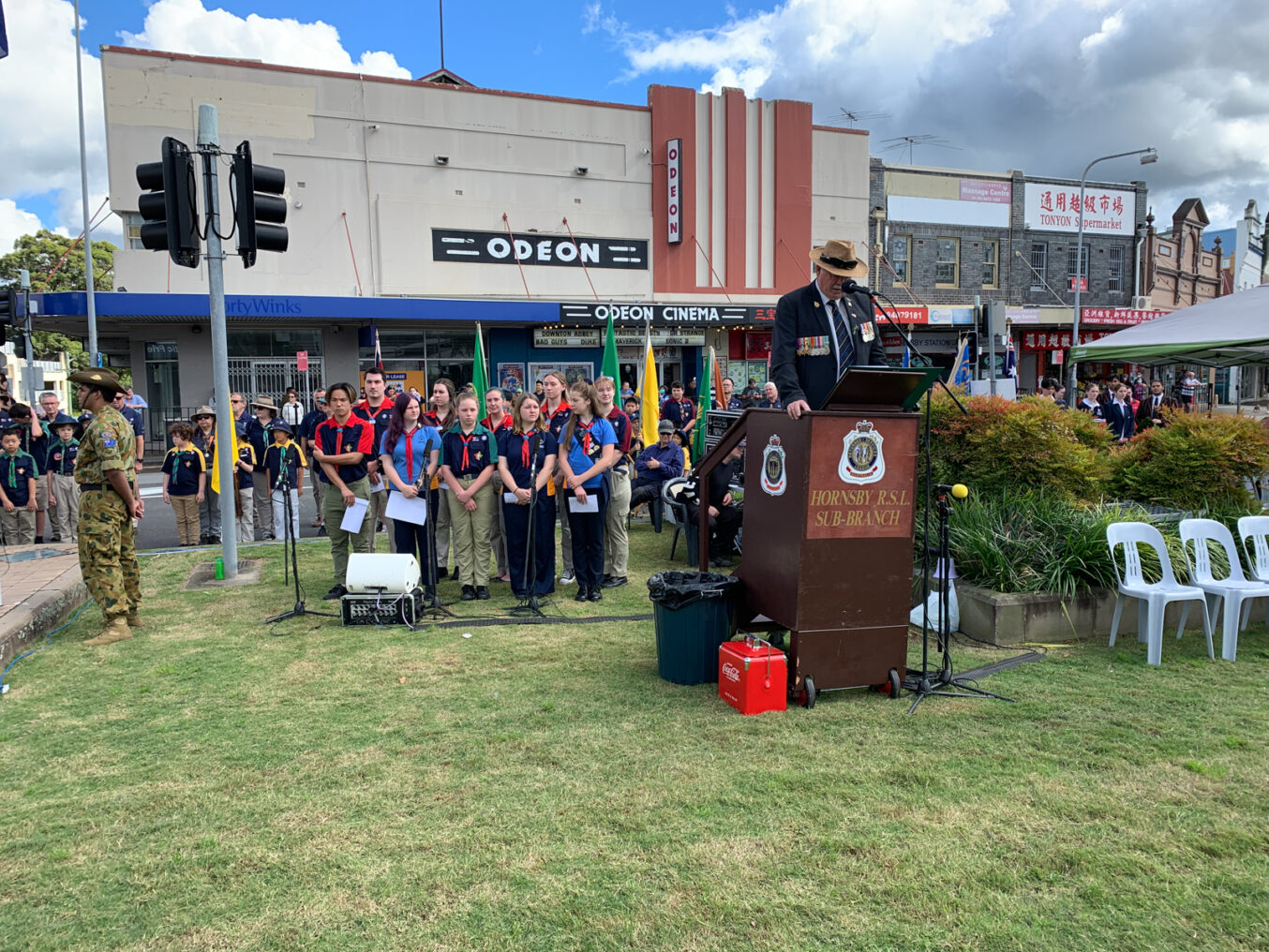 Hornsby RSL subbranch Anzac Day Service veterans wellbeing centre